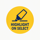 highlight-on-select
